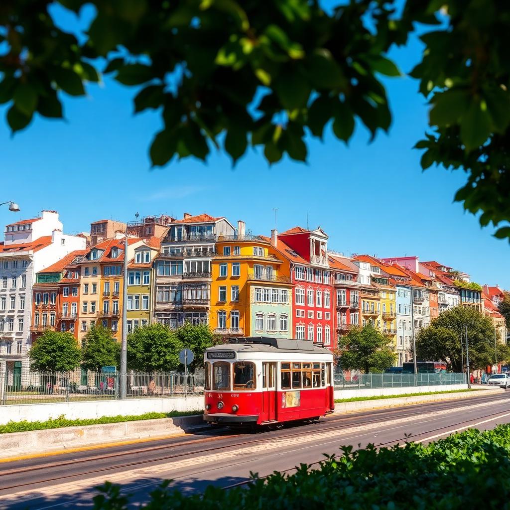 Rental car travel in Lisbon
